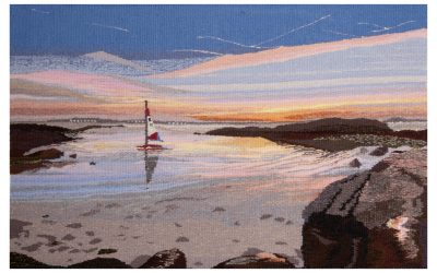 Landscape with boat